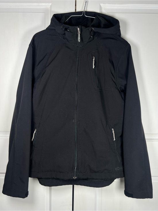Double Diamond Jackets & Blazers - Double Diamond Jacket Womens Black Full Zip Soft Shell Outdoors Sz Large